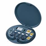 60W Fast Charging Multi-function Data Cable with Mobile Phone Holder Storage Box