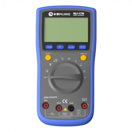 Mijing MJ-17N True-RMS High-precision Digital Multimeter with Auto Range LCD Display