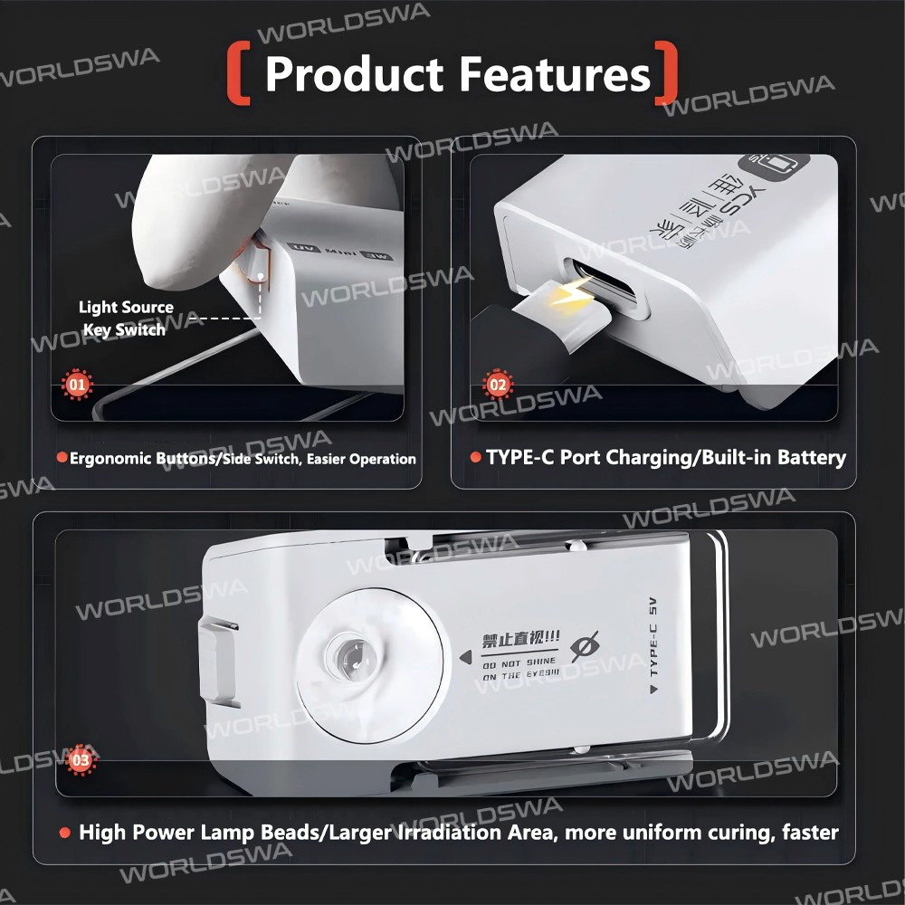 ycs 3w-portable-uv-green-oil-fast-curing-lamp-built-in-battery-3