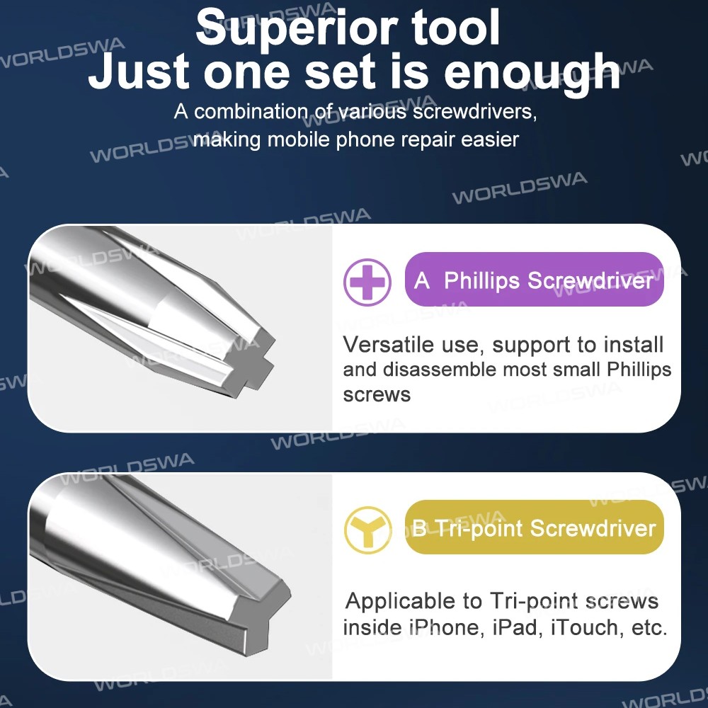aweshine double-shaft-s2-steel-super-hard-precision-2d-screwdriver-for-mobile-phone-repair-7
