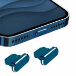 Aluminum Alloy Lightning Port Anti Dust Plug for iPhone/IPad/AirPods - 2Pcs