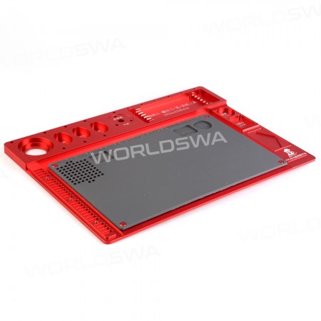 Microscope Holder High Temperature Multifunction Aluminum Alloy Pad for Mobile Phone Repair Maintenance Platform