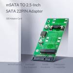 Orico S22PTMS mSATA to 2.5-inch 22Pin SATA SSD Adapter Card