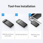 orico 2577-series-25-inch-sata-to-usb30-type-c-hard-drive-enclosure-support-auto-sleep-10