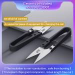 i2c insulated-ceramic-u-shaped-scissors-for-mobile-phone-repair-cutting-work-1
