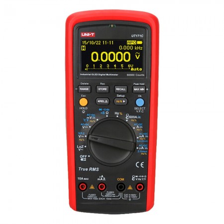 UNI-T UT171C Industrial High Precision True RMS Digital Multimeter Support USB / Bluetooth
