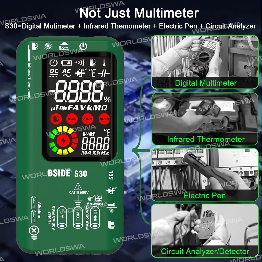 bside s30-dual-mode-powered-smart-color-multimeter-with-ir-temperature-measurement-6