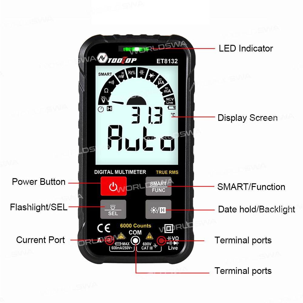 tooltop et8132-portable-intelligent-auto-identification-burn-proof-multimeter-10