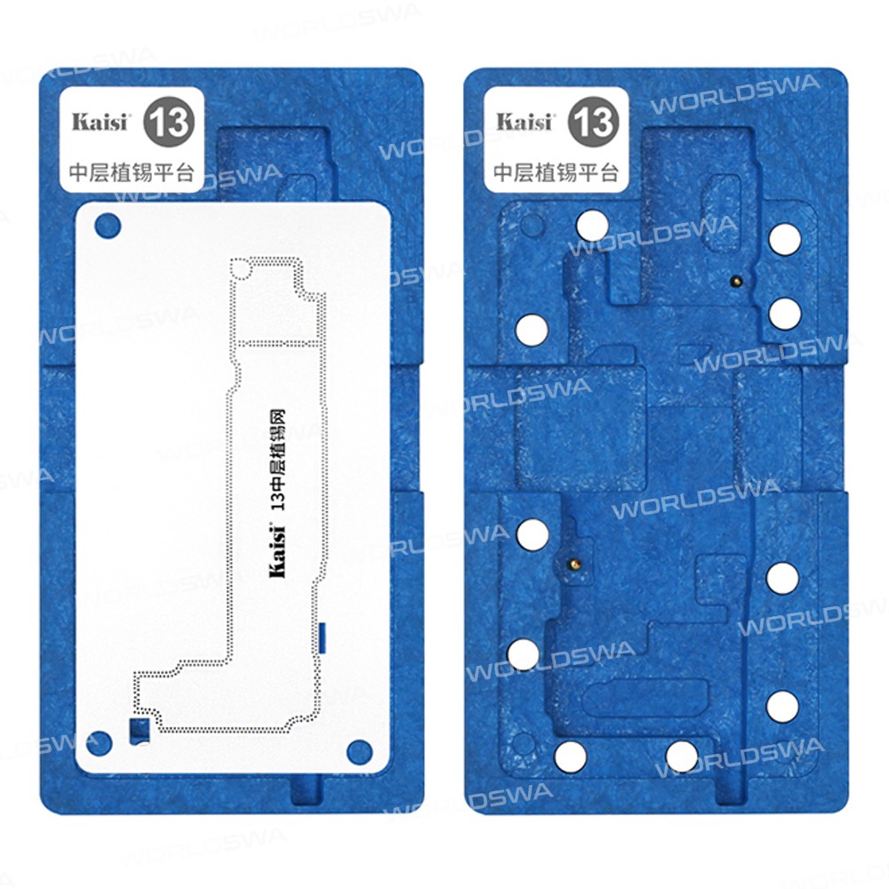 Kaisi 4-in-1 Middle Layer Motherboard BGA Reballing Stencil Platform for iPhone 13 Series