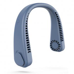 Portable Neck Fan Bladeless Fan 360°C Cooling Airflow USB Rechargeable Bladeless Mini Fan 3 Speeds Hands Free Personal Fan for Household Garden Work Outdoor Travelling Sport