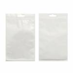 High Quality Clear White Zip Lock Retail Plastic Packaging Bags Pouches Mylar Foil Reclosable - 100p