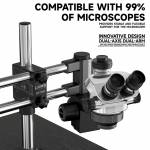 luowei lw-gk02-titan-360-degree-rotating-lift-microscope-universal-dual-axis-swing-arm-stand-6