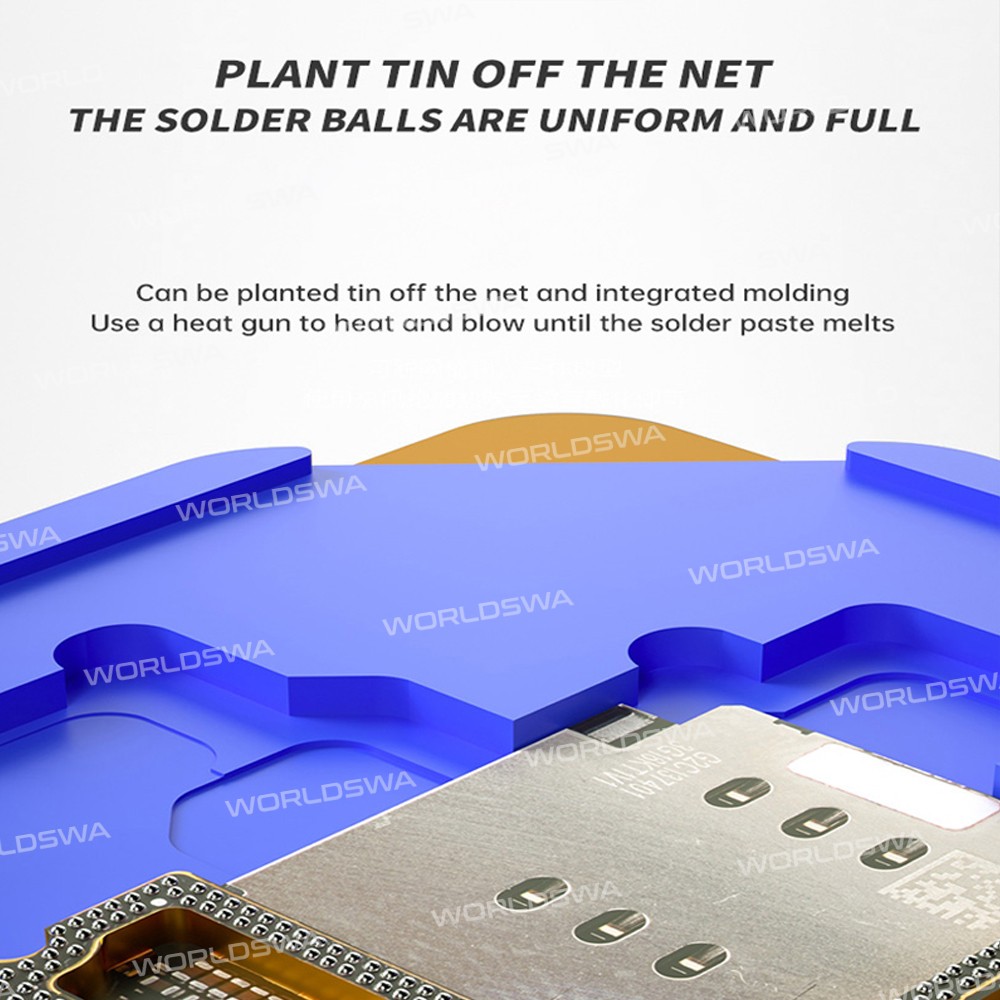 Mechanic iBGA 13 Pro 14-in-1 Motherboard Middle Frame Planting Tin Platform for iPhone X to 13 Pro M