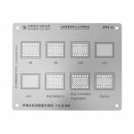 MiJing Reballing Stencil Plant Tin Steel Net for iPhone iPad NAND PCIE