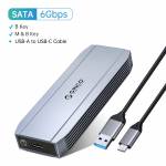 Orico DM2C3 SATA to USB M.2 SSD Aluminum Enclosure for M.2 SATA/NVMe SSD