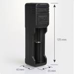 Supfire AC16 USB Smart Battery Charger for 18650/18350 /26650/14500/16340/18490/10440 Rechargeable B