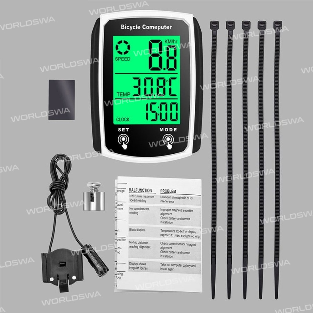 wired waterproof-bike-computer-led-digital-bicycle-10