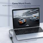 Orico XC-R45 Type-C to RJ45 Gigabit Ethernet Adapter Supports 1000Mbps Network Broadband Connection