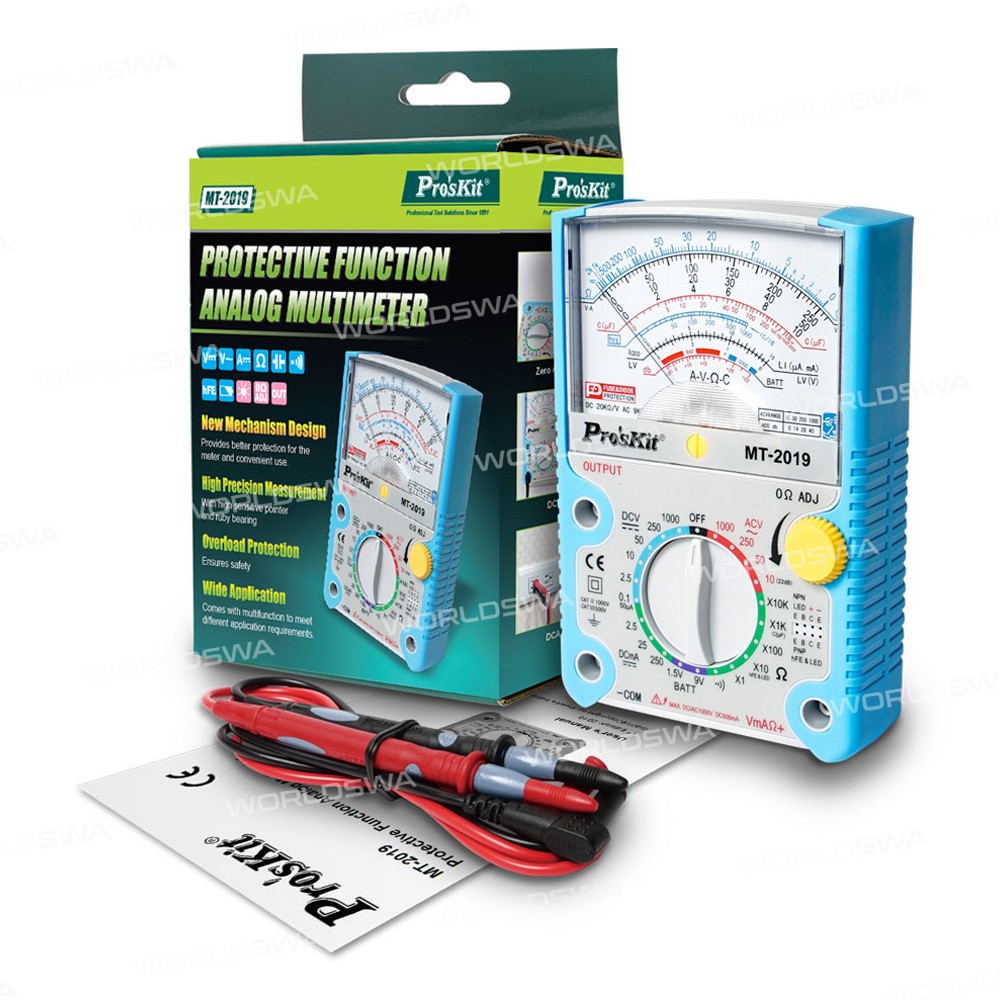 Pros'Kit MT-2019 High-precision Multi-function Pointer Analog Professional Multimeter