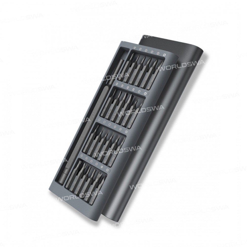 Mijia Wiha Screwdriver Kit 24 Precision Magnetic Bits Aluminum Box Wiha DIY Screw Driver Set