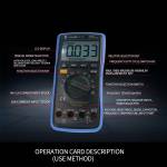 Sunshine DT-17N Handheld Digital Multimeter with LCD Backlight