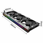 teucer vc-c270h-universal-side-argb-5v-3pin-gpu-silent-cooling-fan-11