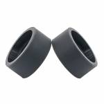 Foldable Rubber Eye Guards Caps for 34-38 mm Microscope Eyepiece Telescope - Pair