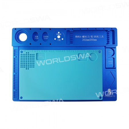 Microscope Holder High Temperature Multifunction Aluminum Alloy Pad for Mobile Phone Repair Maintenance Platform