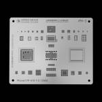 MiJing Reballing Stencil Plant Tin Steel Net for A10 iPhone 7 / 7 Plus