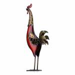 tooarts metal-sculpture-multicolor-iron-rooster-home-furnishing-craft-05
