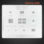 Amaoe 0.12mm BGA Reballing Stencil Template for Switch IC BGA200/NFCBEA/BCM4354/MAX77620A/MAX77812