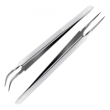 Mechanic AAA-14 & AAA-15 Ultra Fine Stainless Steel Tweezers for High Precision Mobile Phone Repair