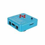 38MP HDMI USB 60FPS Microscope Camera with Adjusting Bracket 130X C-mounting Lens LED Light