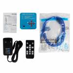 38MP HDMI USB 60FPS Microscope Camera with Adjusting Bracket 130X C-mounting Lens LED Light