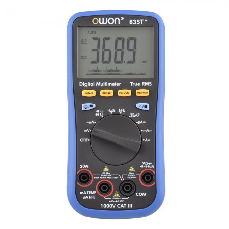Owon B35T+ Digital Multimeter - High Precision True RMS Auto Range with Bluetooth & Offline Recording