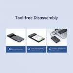 Orico 2526C3-BK 2.5-inch SATA to USB 3.1 Type C External HDD Enclosure for 2.5 Inch SSD and HDD 7-9.