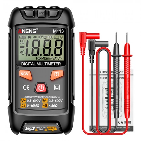 Aneng M113 Intelligent Digital Multimeter, Full-automatic Anti-burning