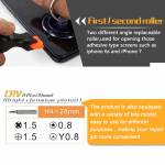 JAKEMY JM-OP17 9 in 1 Screwdriver & Roller Opener Multifunctional Tool Mobile Phone Fix Repair Tool