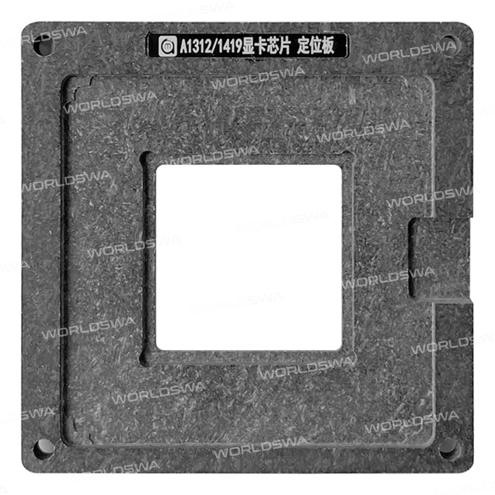 Amaoe 0.25mm BGA Reballing Stencil Tin Planting Platform for A1312 A1419 Graphics Card Chip