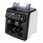 AL-950 Dual CIS Banknote Fake Sorter Mix Value Money Counterfeit Denomination Bill Counter Machine
