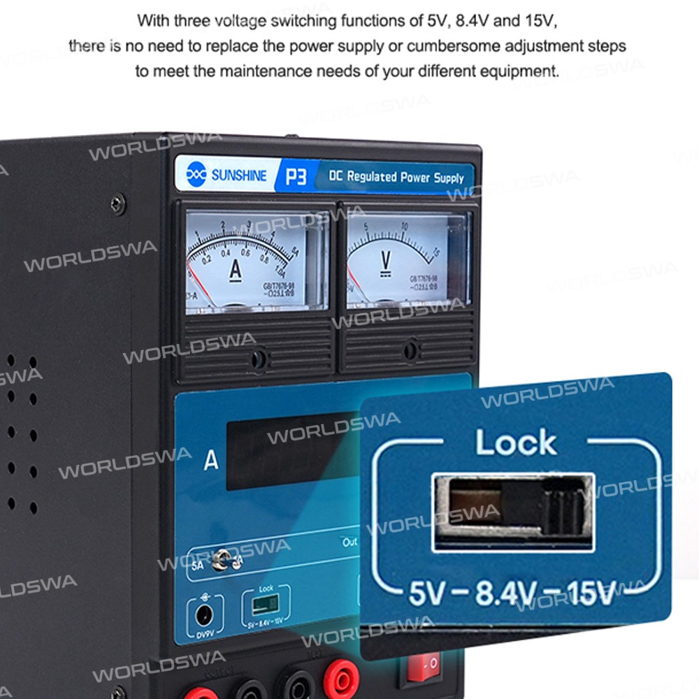 sunshine p3-5v-84v-15v-switching-dual-led-dual-pointer-display-dc-regulated-power-supply-9