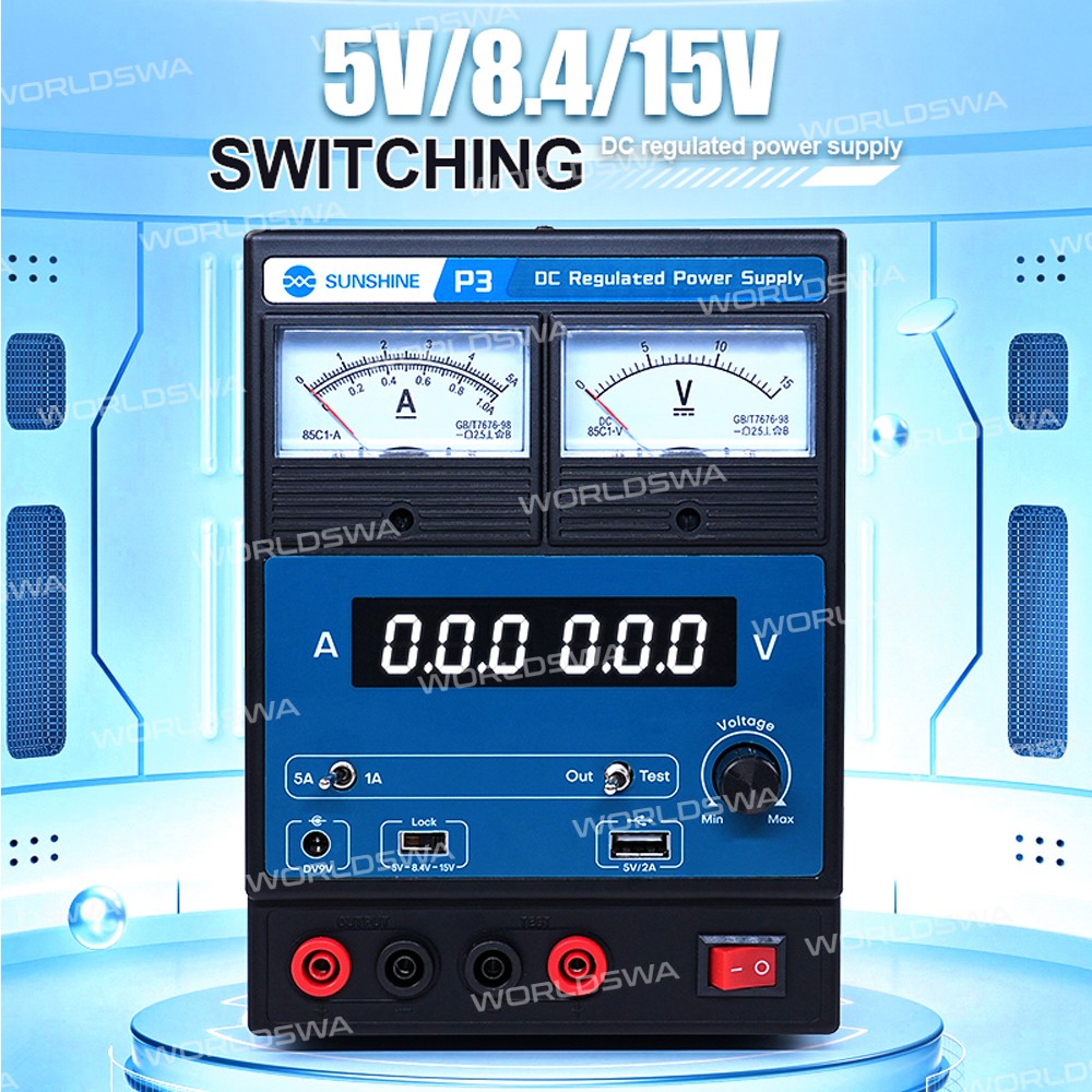 sunshine p3-5v-84v-15v-switching-dual-led-dual-pointer-display-dc-regulated-power-supply-7